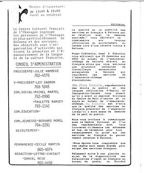   LETTRE CONTACT, 1987   , page 2