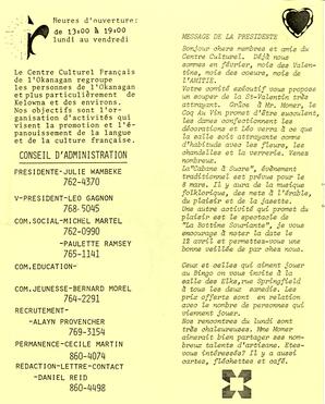   LETTRE CONTACT, 1987   , page 2