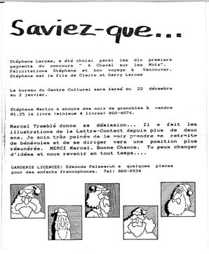   LETTRE CONTACT, 1989   , page 13