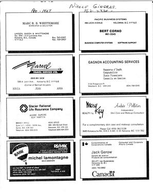   LETTRE CONTACT, 1989   , page 12
