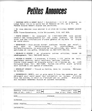   LETTRE CONTACT, 1988   , page 15