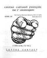 LETTRE CONTACT, 1987