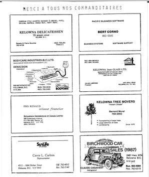   LETTRE CONTACT, 1987   , page 13