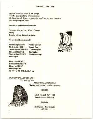   LE PETIT ACCUEIL, 1995   , page 9
