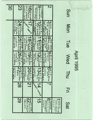   LE PETIT ACCUEIL, 1995   , page 9