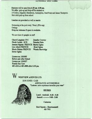   LE PETIT ACCUEIL, 1995   , page 7