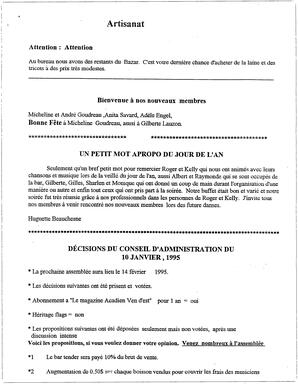   LE PETIT ACCUEIL, 1995   , page 5