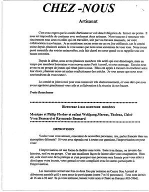   LE PETIT ACCUEIL, 1995   , page 4