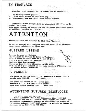   LE PETIT ACCUEIL, 1994   , page 6