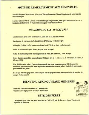   LE PETIT ACCUEIL, 1994   , page 5