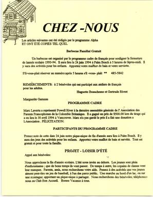   LE PETIT ACCUEIL, 1994   , page 4