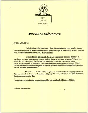   LE PETIT ACCUEIL, 1994   , page 3
