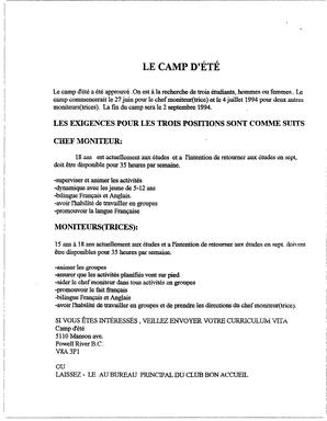   LE PETIT ACCUEIL, 1994   , page 8