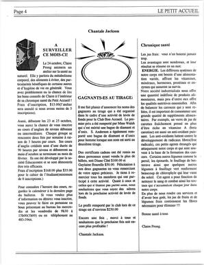   LE PETIT ACCUEIL, 1995   , page 5