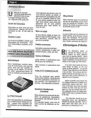   LE PETIT ACCUEIL, 1995   , page 5