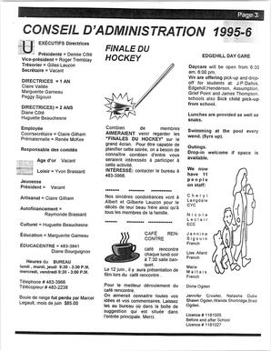   LE PETIT ACCUEIL, 1995   , page 4