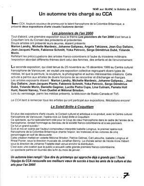   RÉPERTOIRE DES RESSOURCES CULTURELLES, 2000   , page 7