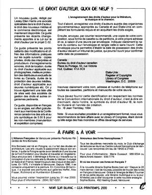   RÉPERTOIRE DES RESSOURCES CULTURELLES, 2000   , page 7