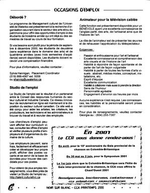   RÉPERTOIRE DES RESSOURCES CULTURELLES, 2000   , page 4