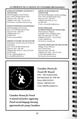   RÉPERTOIRE DES RESSOURCES CULTURELLES, 1999-2001   , page 94