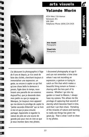   RÉPERTOIRE DES RESSOURCES CULTURELLES, 1999-2001   , page 79
