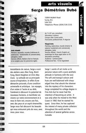   RÉPERTOIRE DES RESSOURCES CULTURELLES, 1999-2001   , page 71