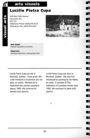   RÉPERTOIRE DES RESSOURCES CULTURELLES, 1999-2001   , page 68