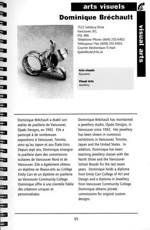   RÉPERTOIRE DES RESSOURCES CULTURELLES, 1999-2001   , page 67