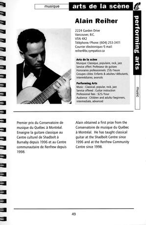   RÉPERTOIRE DES RESSOURCES CULTURELLES, 1999-2001   , page 51