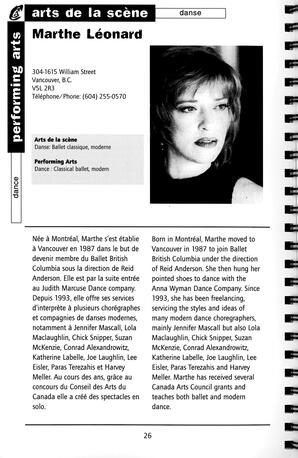   RÉPERTOIRE DES RESSOURCES CULTURELLES, 1999-2001   , page 28