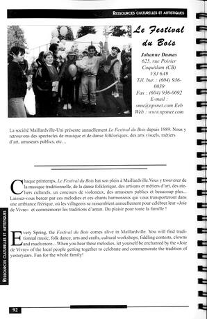   RÉPERTOIRE DES RESSOURCES CULTURELLES, 1997-1999   , page 94