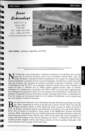   RÉPERTOIRE DES RESSOURCES CULTURELLES, 1997-1999   , page 83