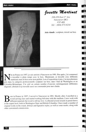   RÉPERTOIRE DES RESSOURCES CULTURELLES, 1997-1999   , page 74