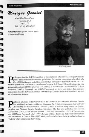   RÉPERTOIRE DES RESSOURCES CULTURELLES, 1997-1999   , page 47