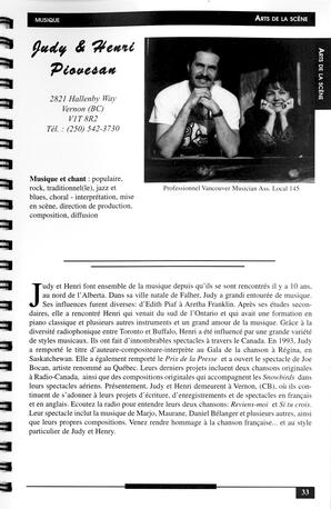   RÉPERTOIRE DES RESSOURCES CULTURELLES, 1997-1999   , page 35
