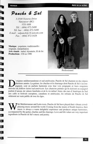   RÉPERTOIRE DES RESSOURCES CULTURELLES, 1997-1999   , page 33