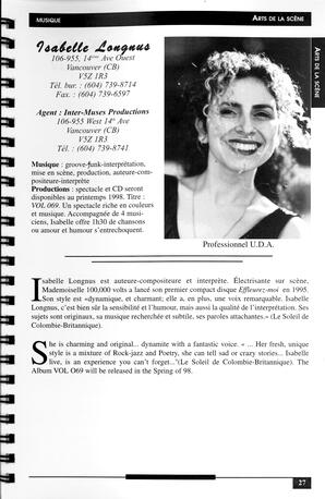   RÉPERTOIRE DES RESSOURCES CULTURELLES, 1997-1999   , page 29