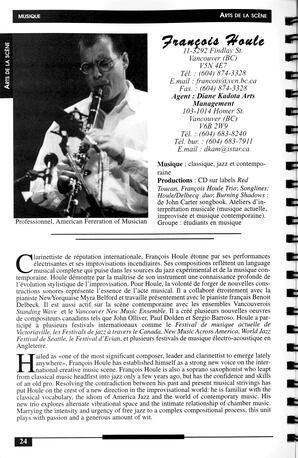  RÉPERTOIRE DES RESSOURCES CULTURELLES, 1997-1999   , page 26