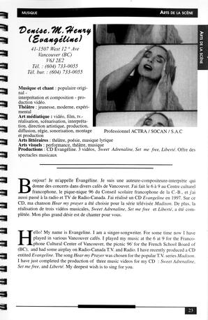   RÉPERTOIRE DES RESSOURCES CULTURELLES, 1997-1999   , page 25