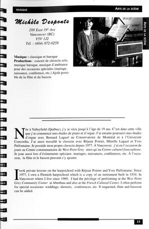   RÉPERTOIRE DES RESSOURCES CULTURELLES, 1997-1999   , page 17