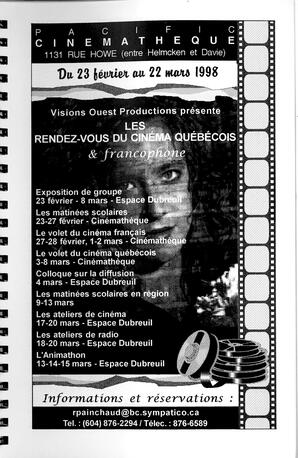   RÉPERTOIRE DES RESSOURCES CULTURELLES, 1997-1999   , page 109