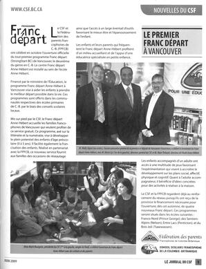   LE JOURNAL DU CSF, 2009   , page 9