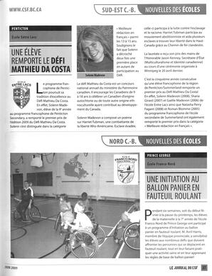   LE JOURNAL DU CSF, 2009   , page 37