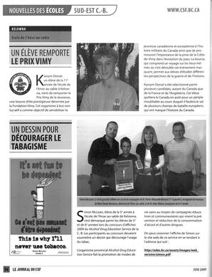   LE JOURNAL DU CSF, 2009   , page 34
