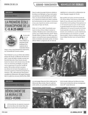   LE JOURNAL DU CSF, 2009   , page 29