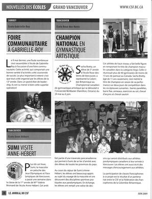   LE JOURNAL DU CSF, 2009   , page 28
