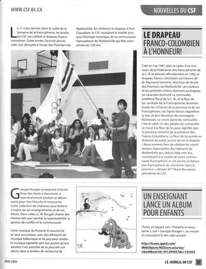   LE JOURNAL DU CSF, 2009   , page 17