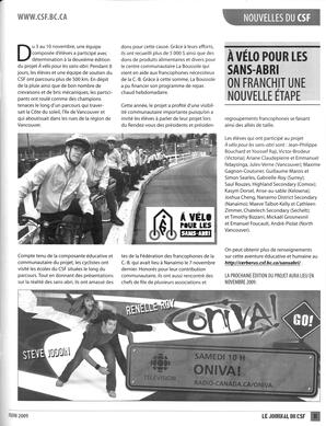   LE JOURNAL DU CSF, 2009   , page 11