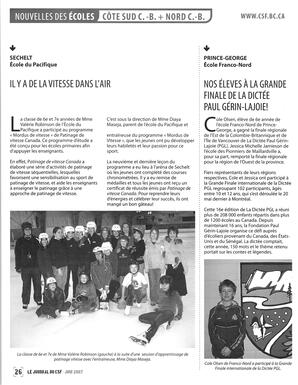   LE JOURNAL DU CSF, 2007   , page 26