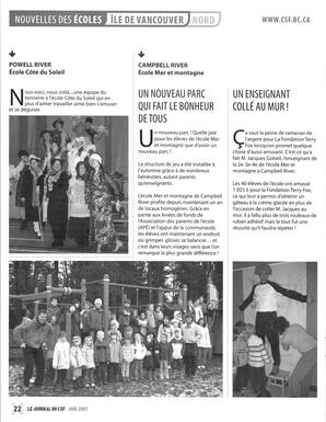   LE JOURNAL DU CSF, 2007   , page 22